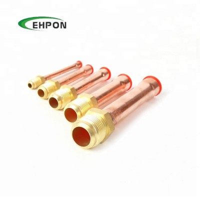 Copper Pipe with Brass Flare End for AC System Flare Copper Fittings